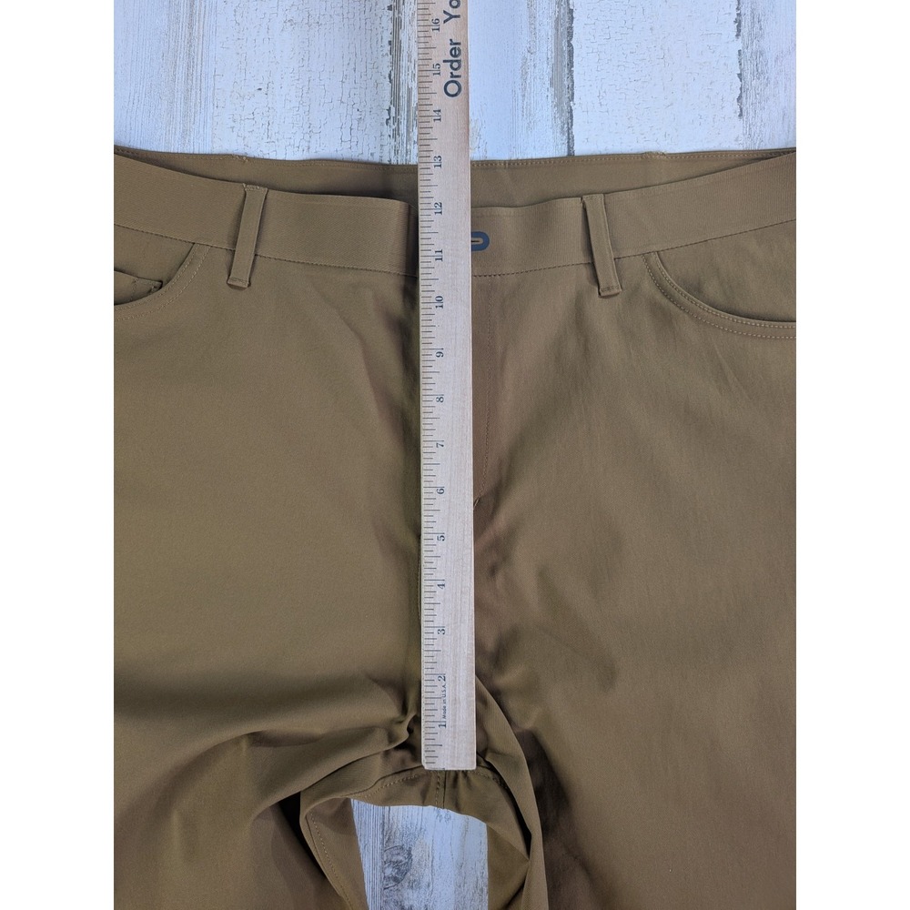Public Rec Mens Dealmaker 5 Pocket Performance Chino Pants Brown Tan 40x33.5 - Picture 16 of 16
